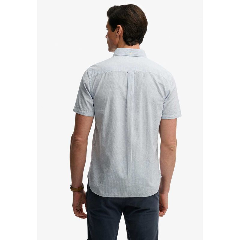 Superdry Classic Seersucker Short Sleeve Shirt image number 1